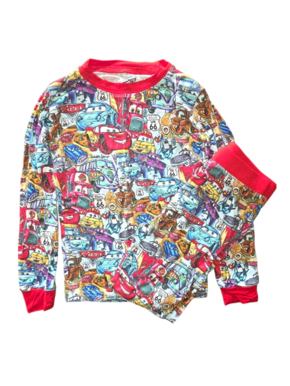 Pixar Cars Bamboo PJ Set Unisex Size 7/8